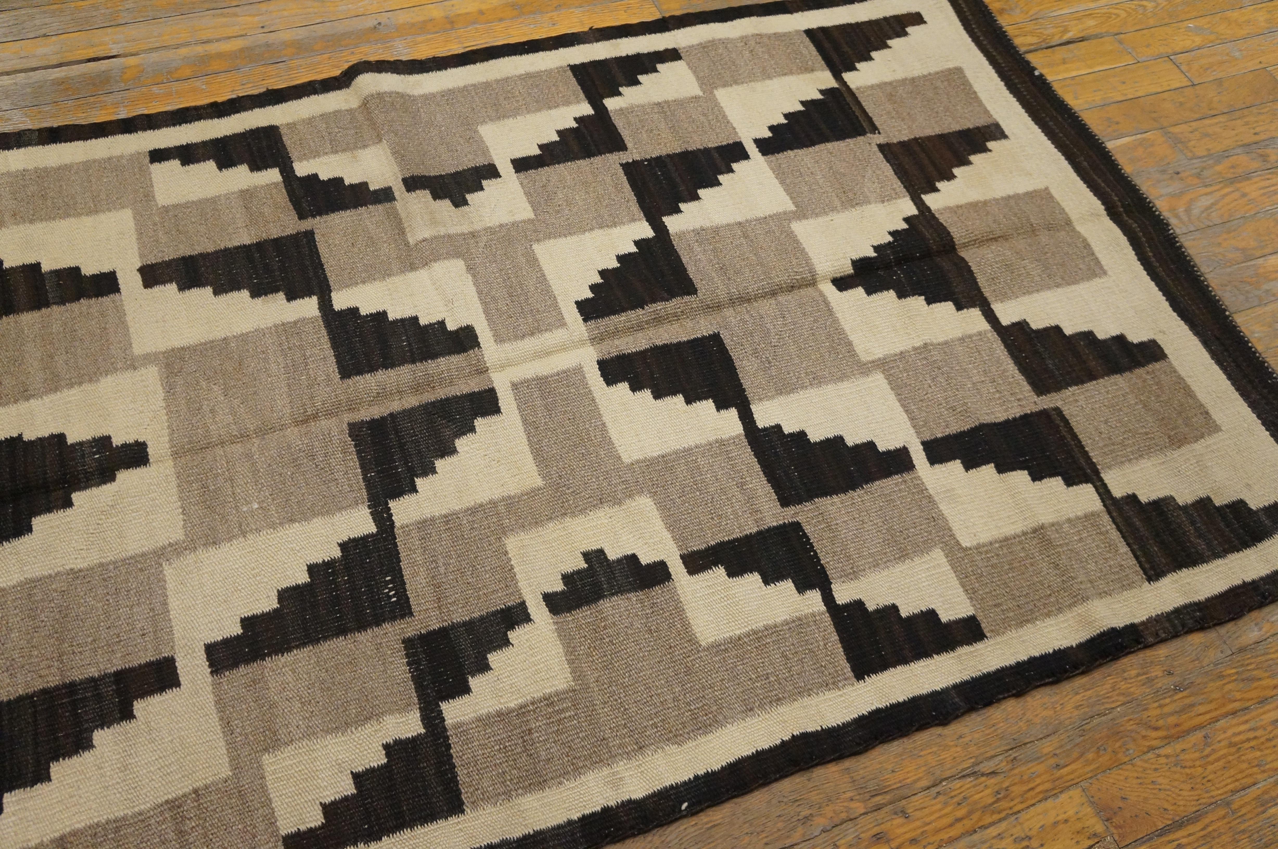 Wool Early 20th Century American Navajo Carpet ( 3' x 5'4