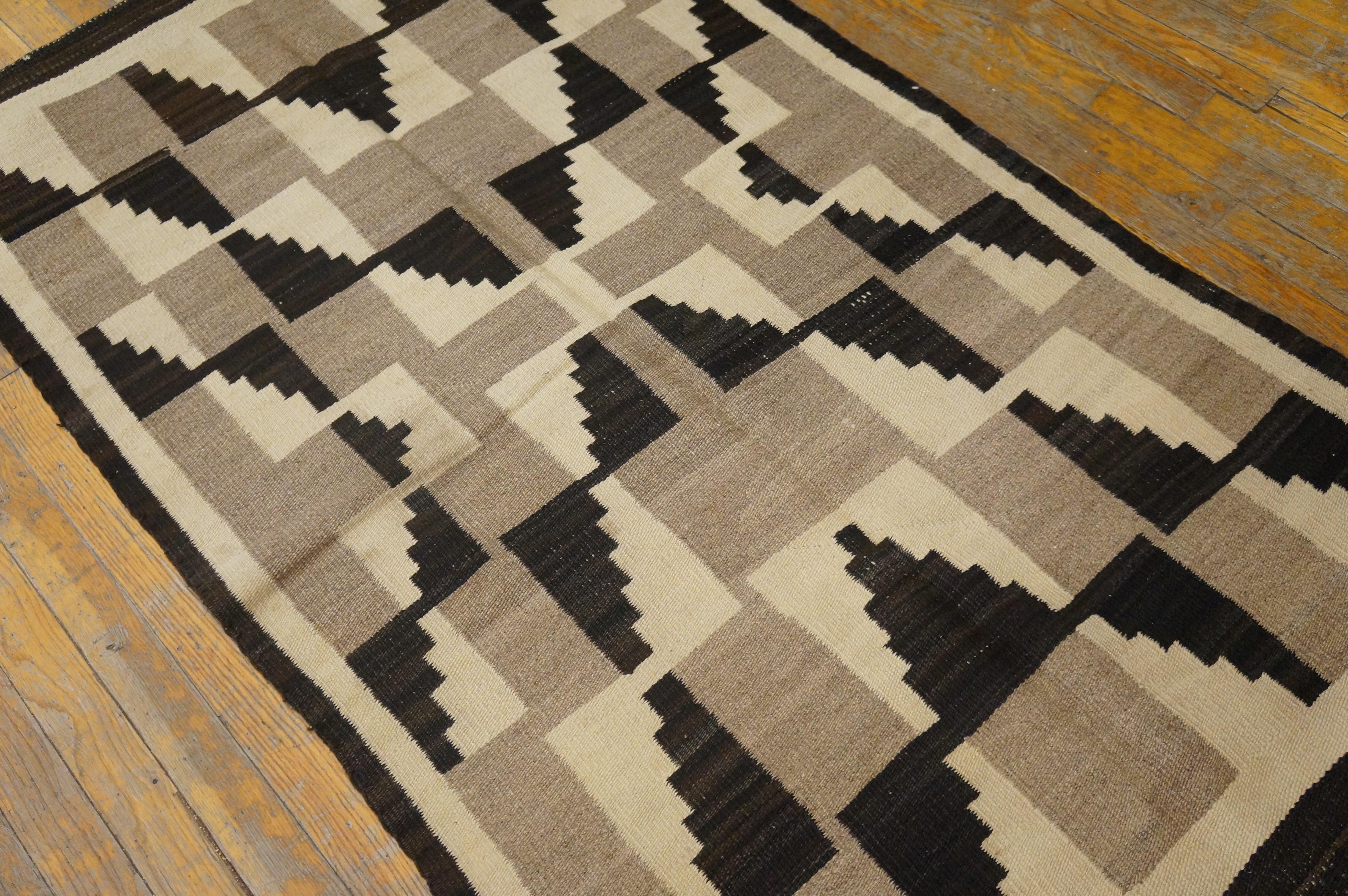 Early 20th Century American Navajo Carpet ( 3' x 5'4