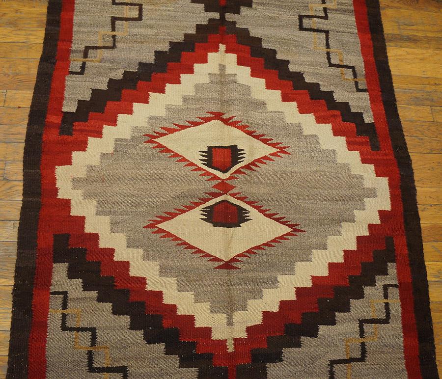 Early 20th Century American Navajo Carpet ( 3'10