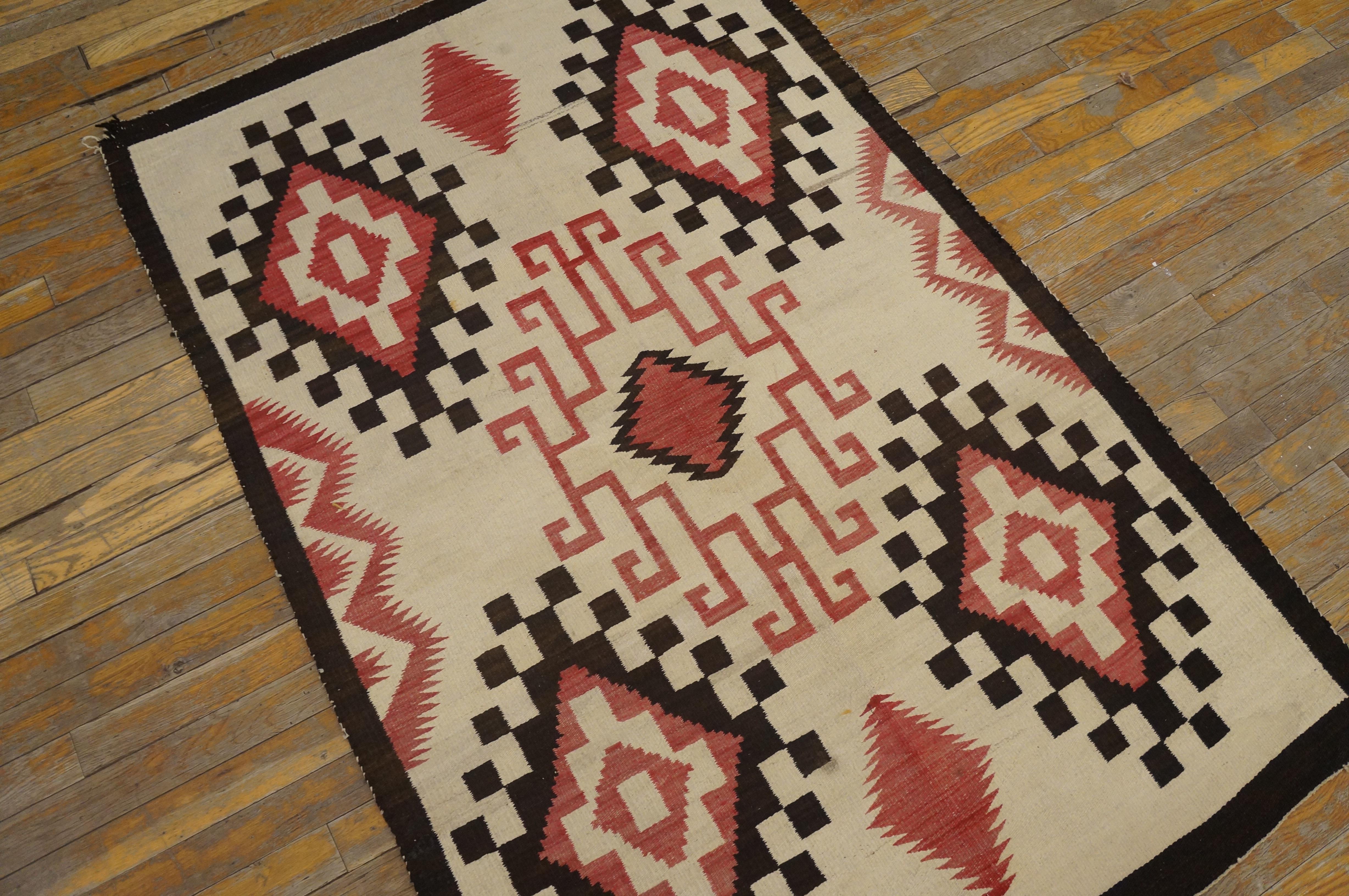 Antique Navajo Rug 3'5