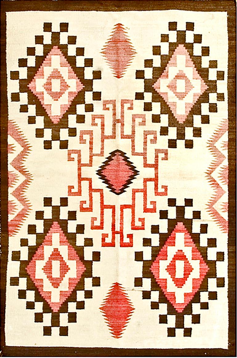 Amerikanischer Navajo-Teppich aus den 1930er Jahren  ( 3'5