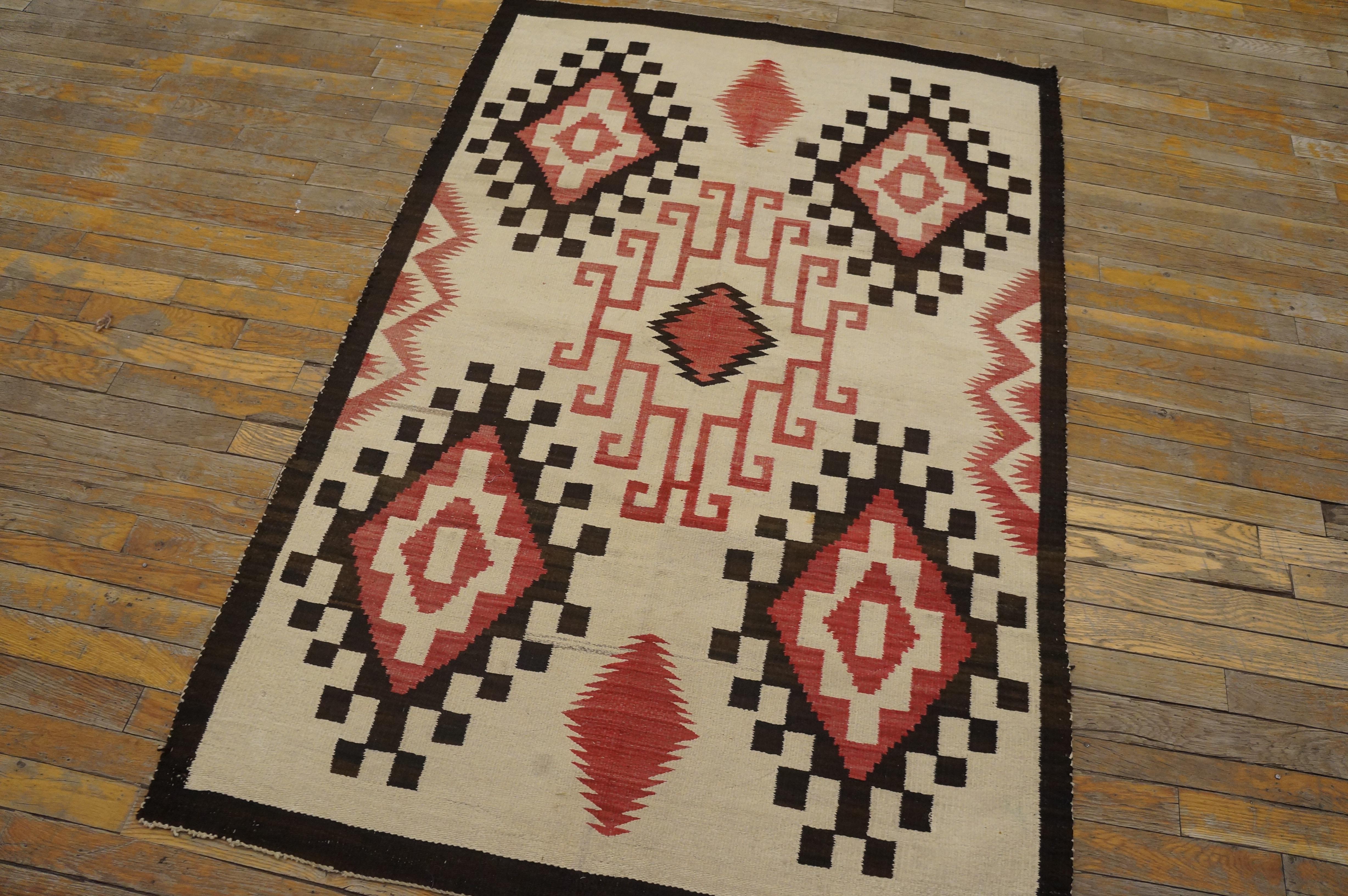 Antique Navajo Rug 3'5