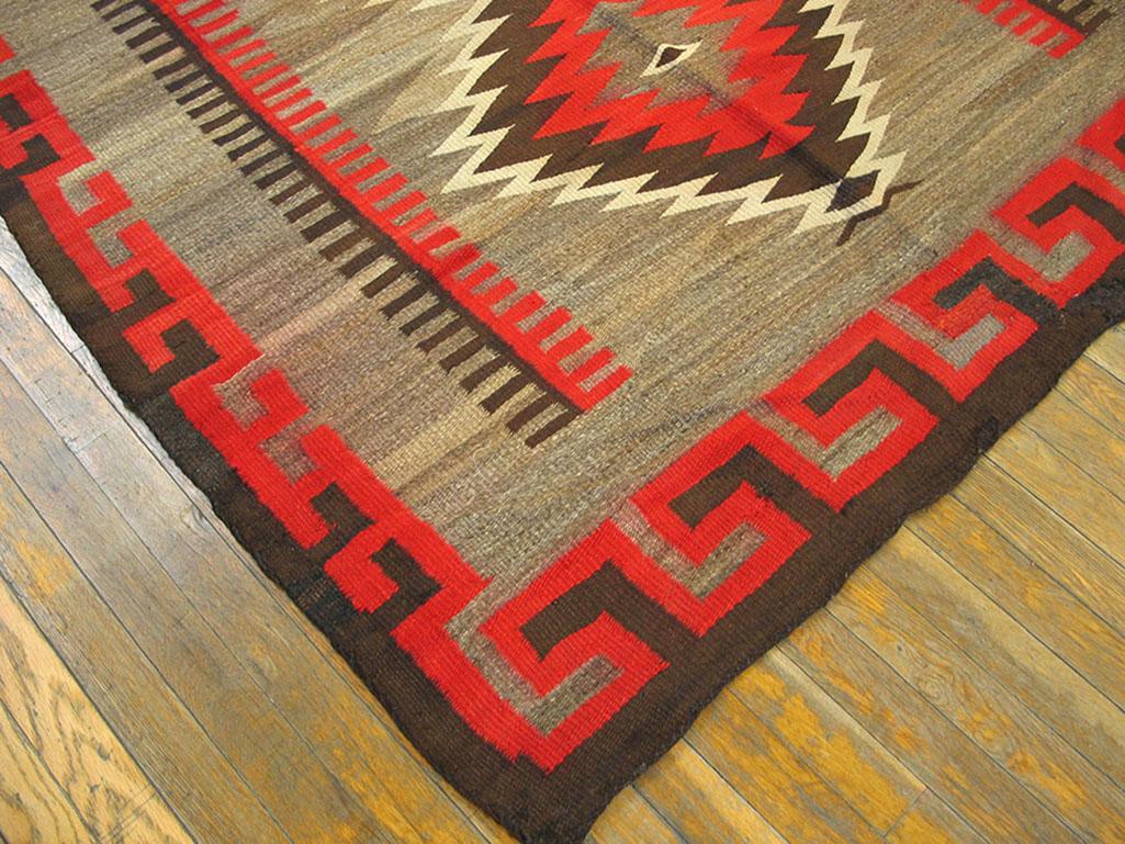 American Early 20th Century Navajo Carpet ( 4'10