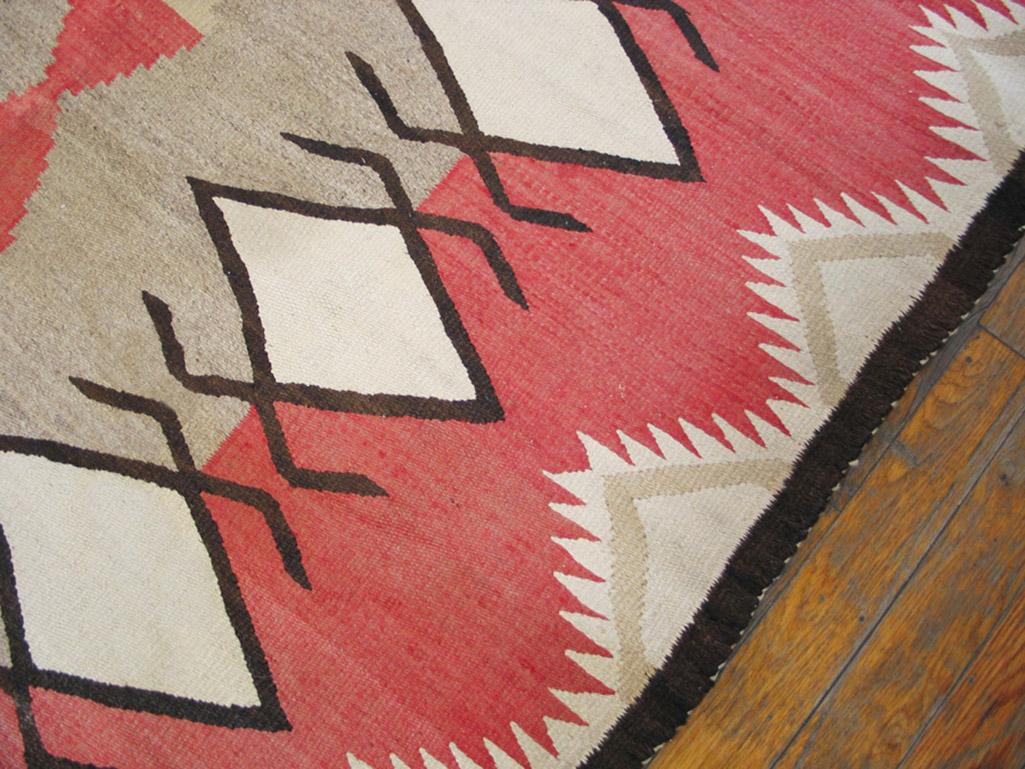 Early 20th Century Navajo Carpet ( 4'2