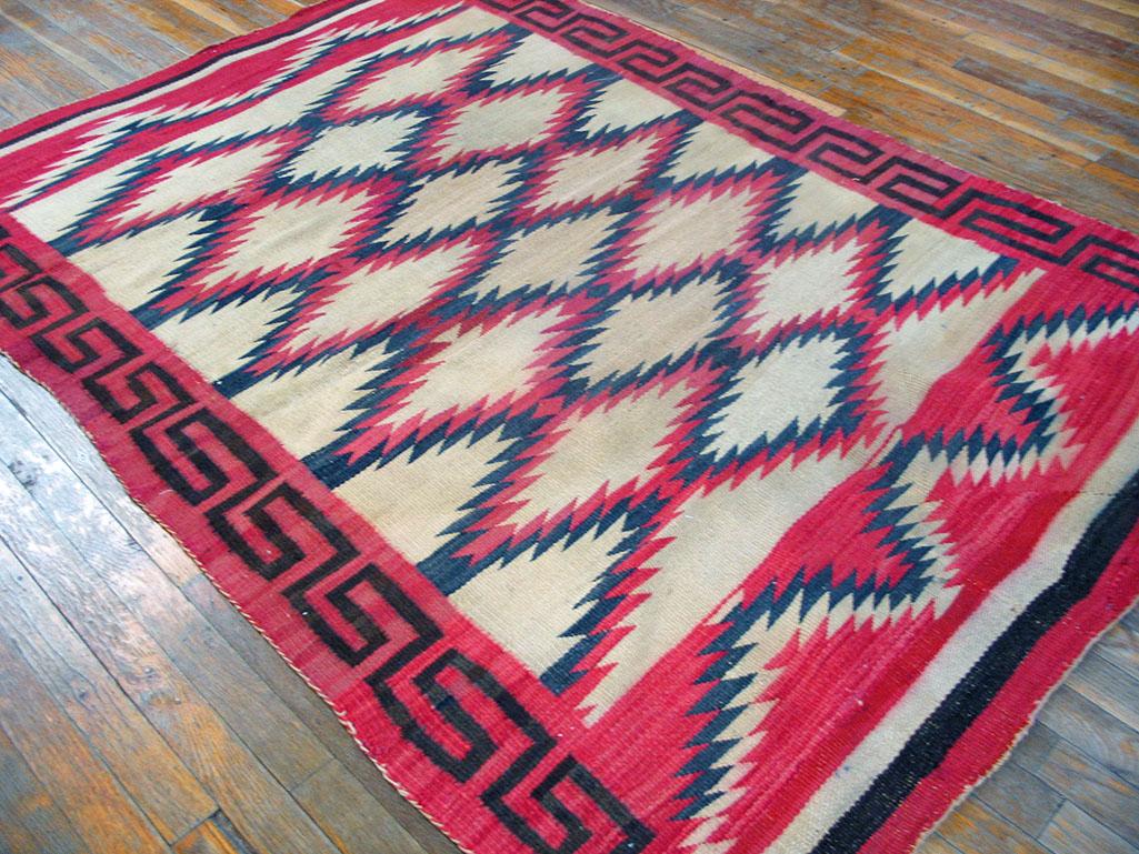 1930s American Navajo Carpet ( 4'5