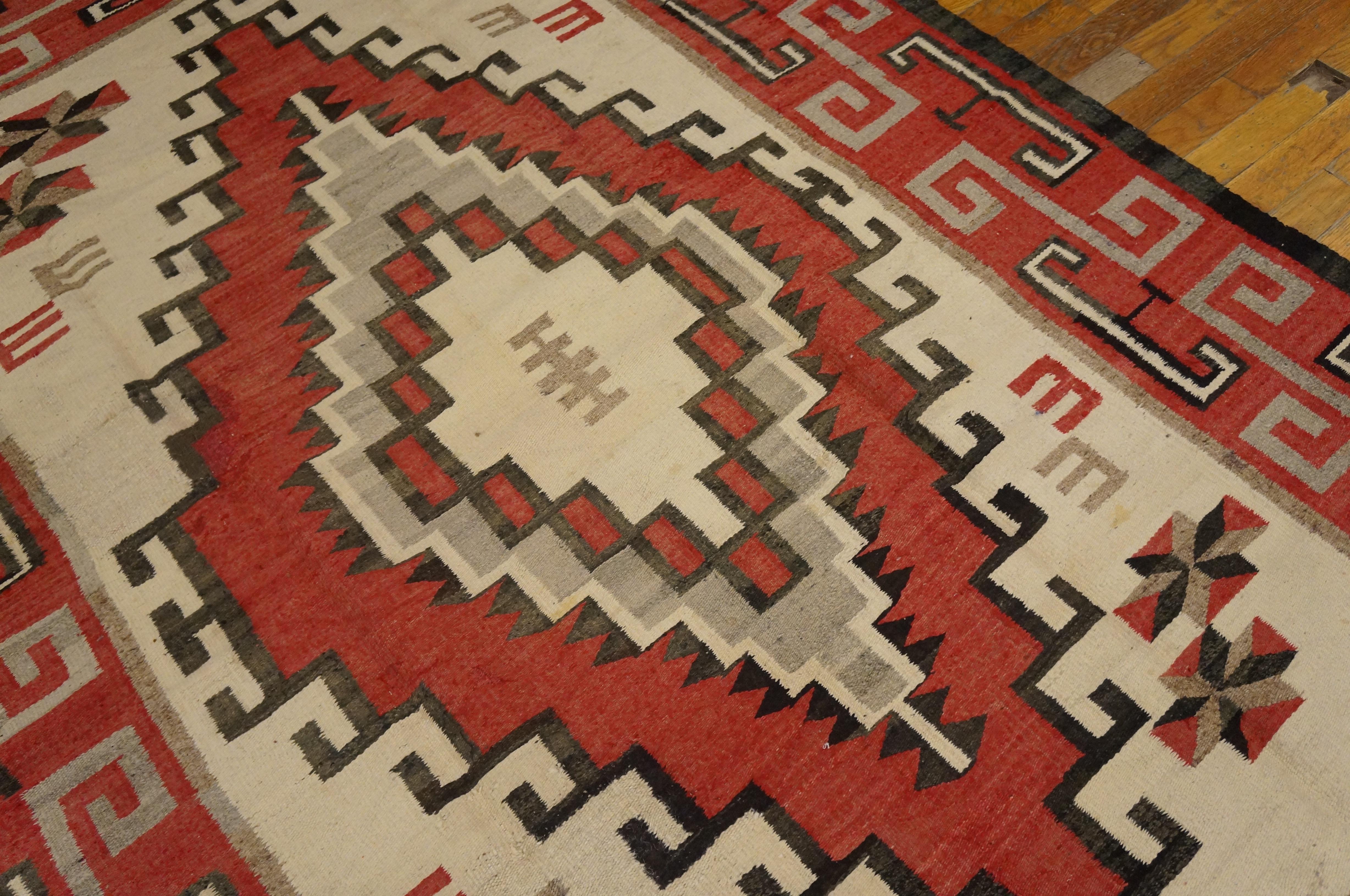 Mid-20th Century 1930s American Navajo Ganado Carpet Carpet ( 5' x 7'5