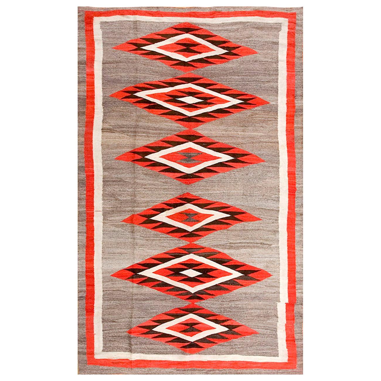 Early 20th Century American Navajo Carpet ( 5'9" x 9'3" - 175 x 282 ) For Sale