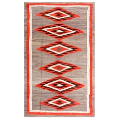 Amerikanischer Navajo-Teppich des frühen 20. Jahrhunderts ( 5'9" x 9'3" - 175 x 282")