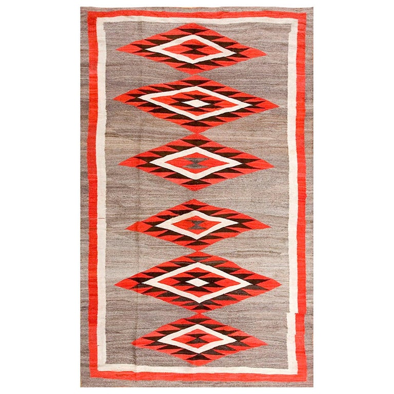 Southwestern Runner Rug: Red Geometric Tribal Hallway Carpet  Southwestern Red and Black Geometric Wool Rug Runner main image 1