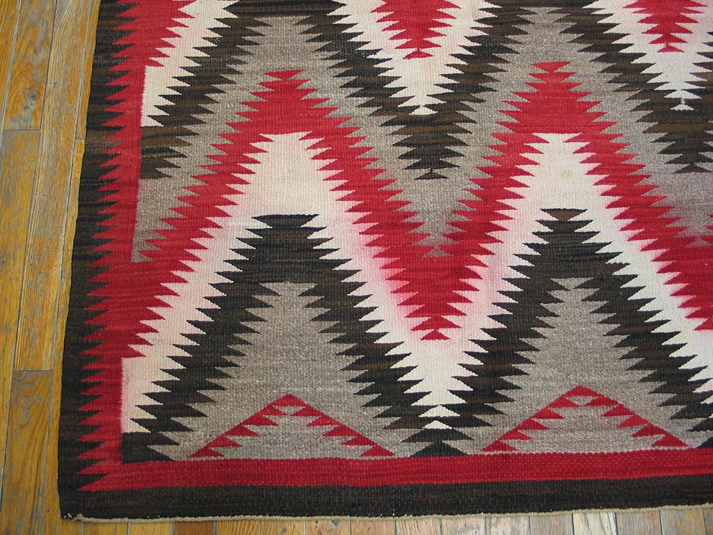 Early 20th Century American Navajo Carpet  ( 6'3