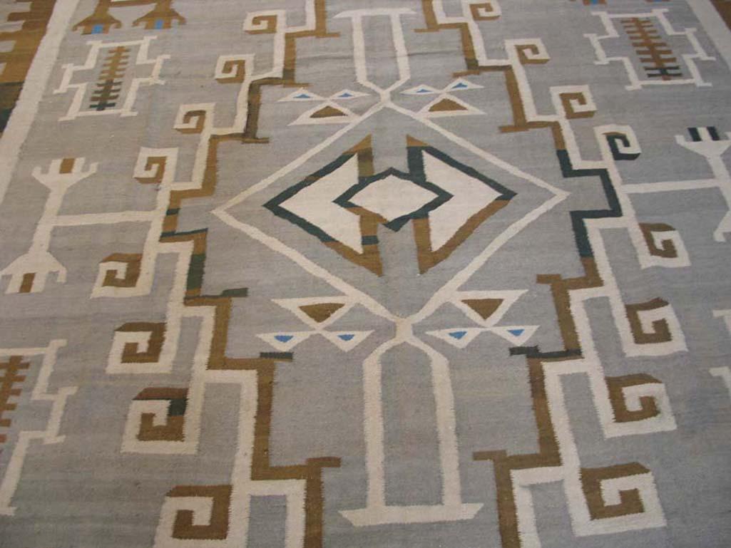 Amerikanischer Navajo-Teppich des frühen 20. Jahrhunderts ( 9' x 11'10