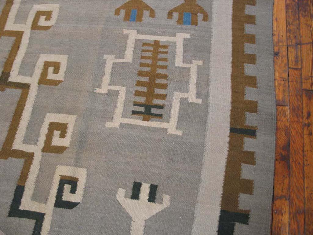 Wool Early 20th Century American Navajo Carpet ( 9' x 11'10