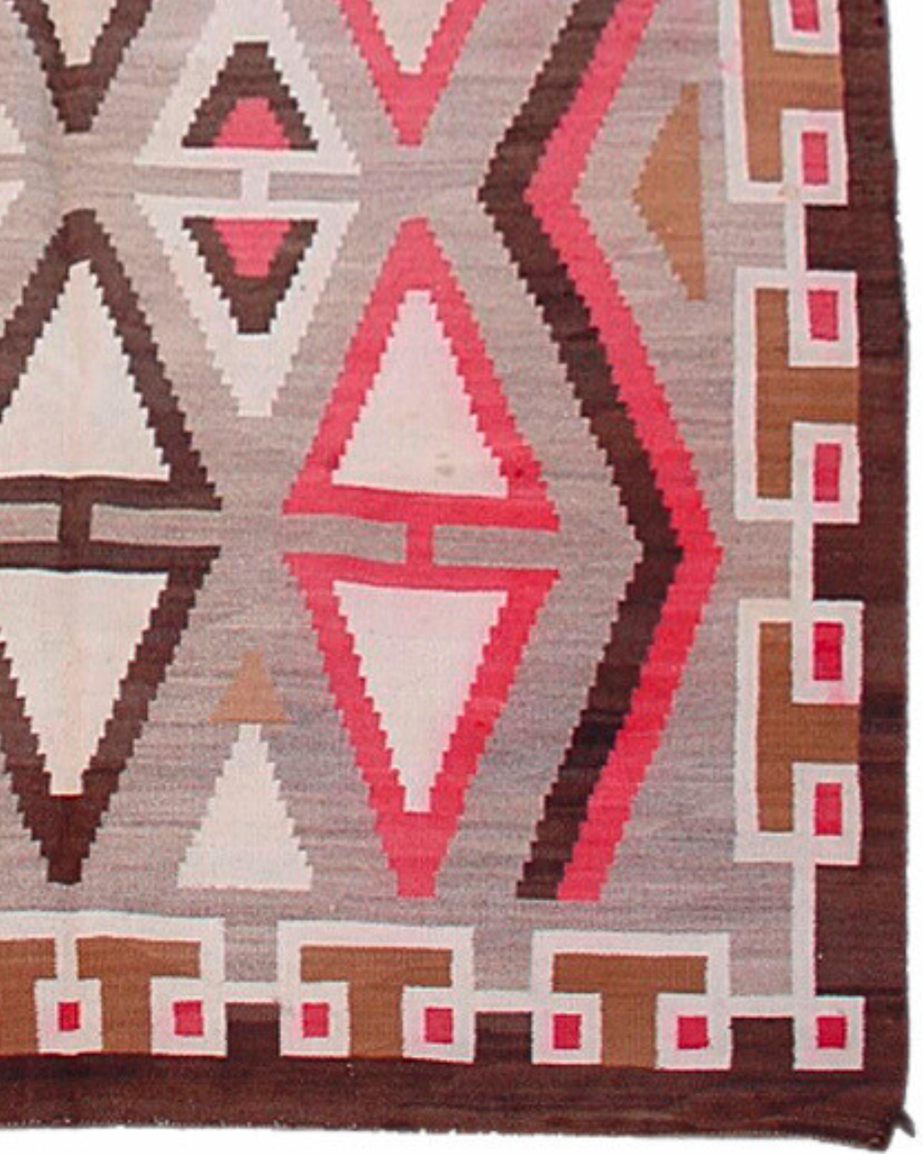 Antique Navajo Rug, Early 20th Century In Good Condition For Sale In San Francisco, CA