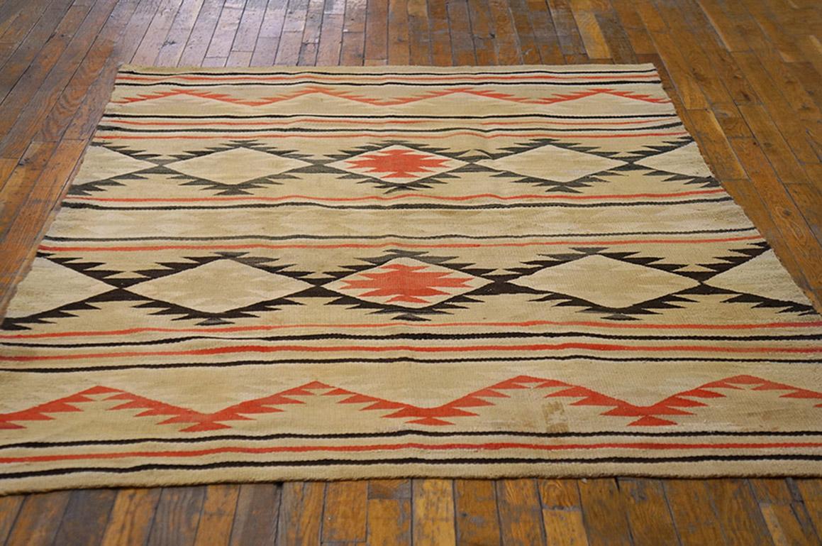 1930s American Navajo Carpet ( 4'2