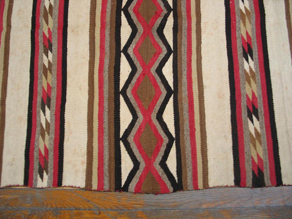 Early 20th Century American Navajo Chinle Wide Ruins Carpet ( 3'6
