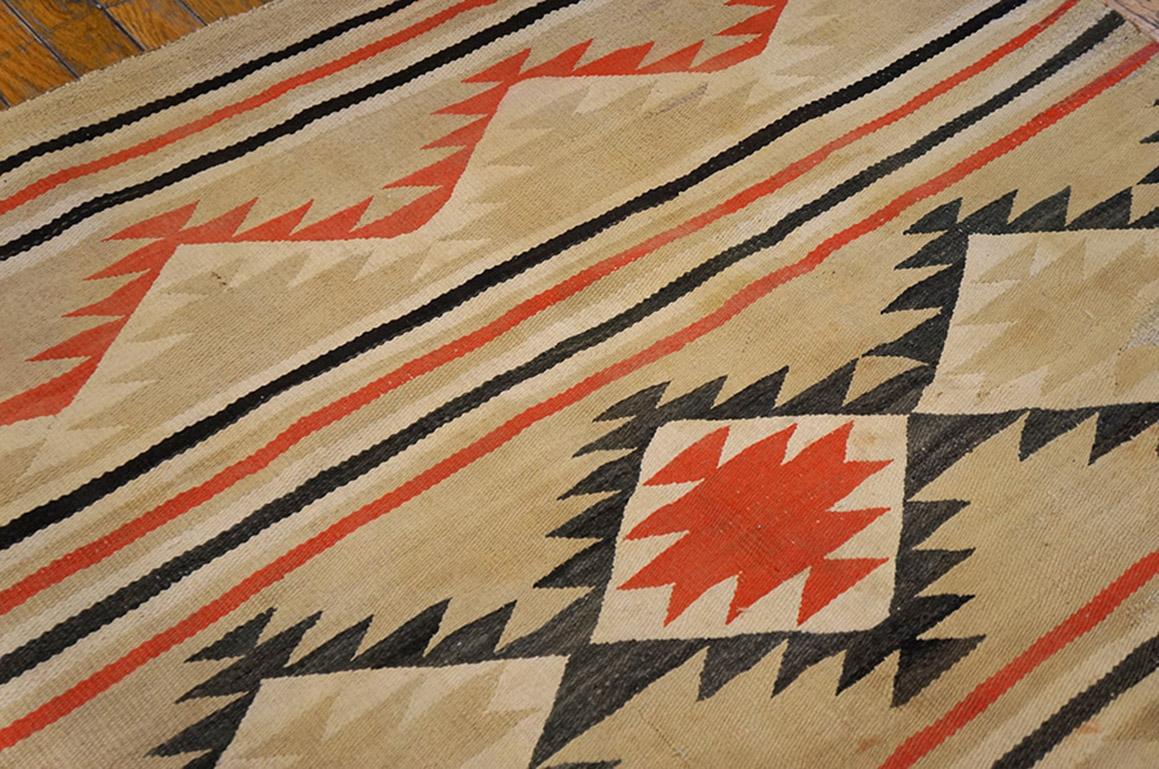 Mid-20th Century 1930s American Navajo Carpet ( 4'2