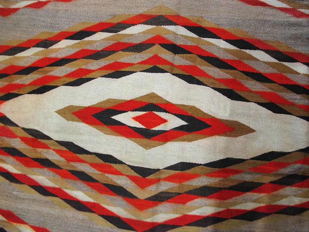 Wool 1920s American Navajo Carpet ( 10' x 11' - 305 x 335 )