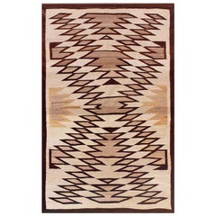 Early 20th Century American Navajo Carpet ( 3'9" x 5'6" - 1145 x 168 )
