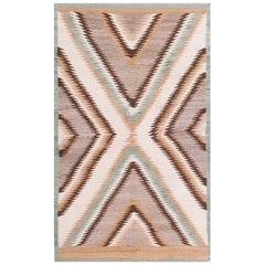 1920s American Navajo Carpet ( 2'9" x 4'4" - 83 x 132 cm )