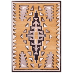 Amerikanischer Navajo-Kristallteppich aus den 1930er Jahren ( 3'6" x 5' - 107 x 152 )