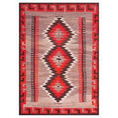 Vintage Early 20th Century Navajo Carpet ( 4'10" x 7' - 147 x 213 )