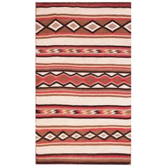 Early 20th Century American Navajo Chinle Wide Ruins Carpet ( 3'6" x 5'9" )