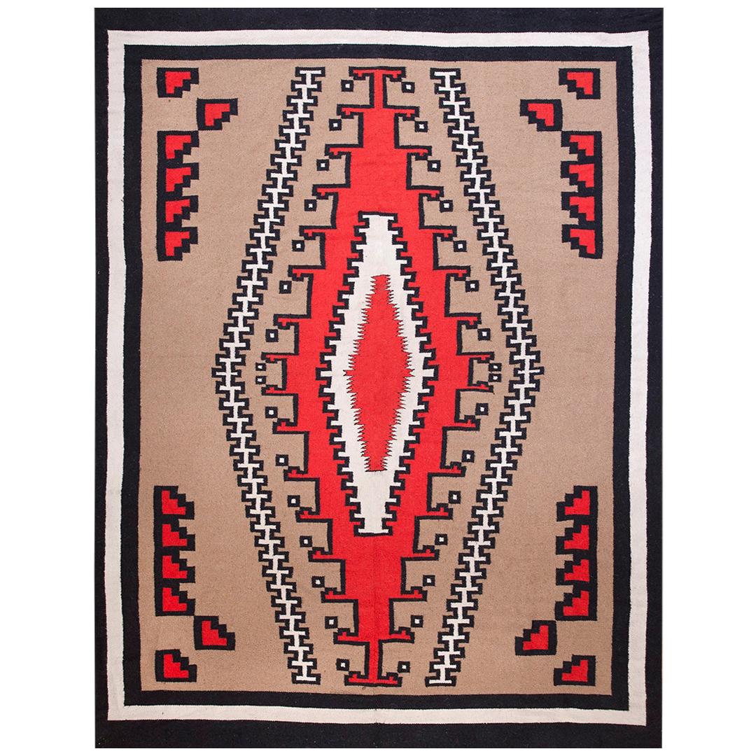 1940s American Navajo Carpet ( 9' x 12' - 275 x 365 )