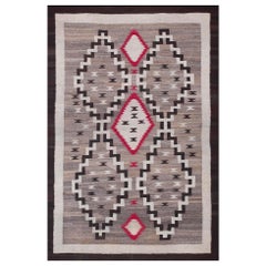 Antique Early 20th Century American Navajo Carpet ( 5' x 7'6" - 152 x 230 )