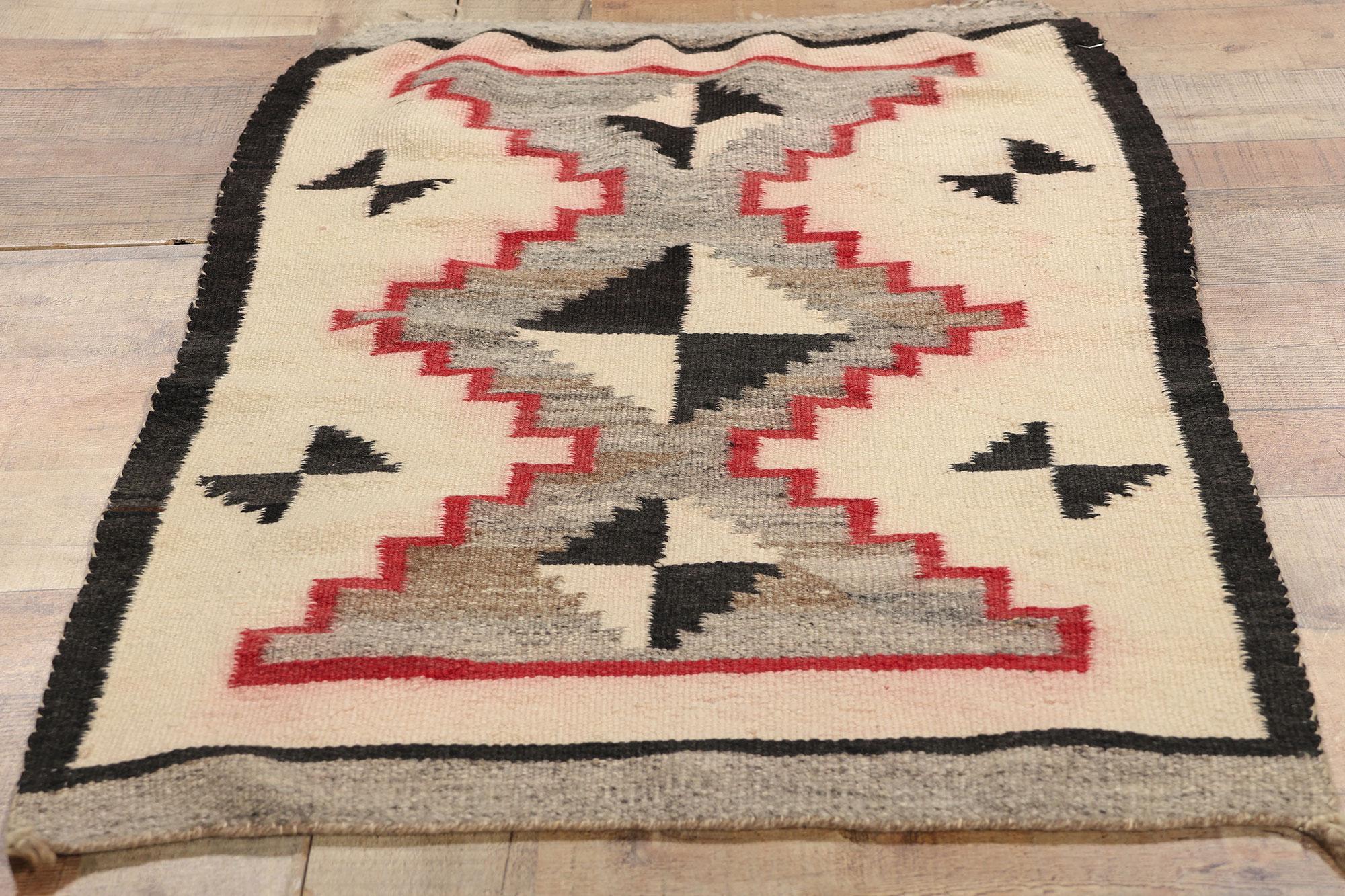 Antiker Navajo-Teppich, Textil der amerikanischen Ureinwohner im Angebot 2