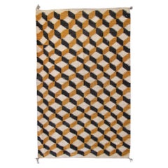 Antique Navajo Rug Rare Trellis Rug Optical Antique Handwoven Tapestry