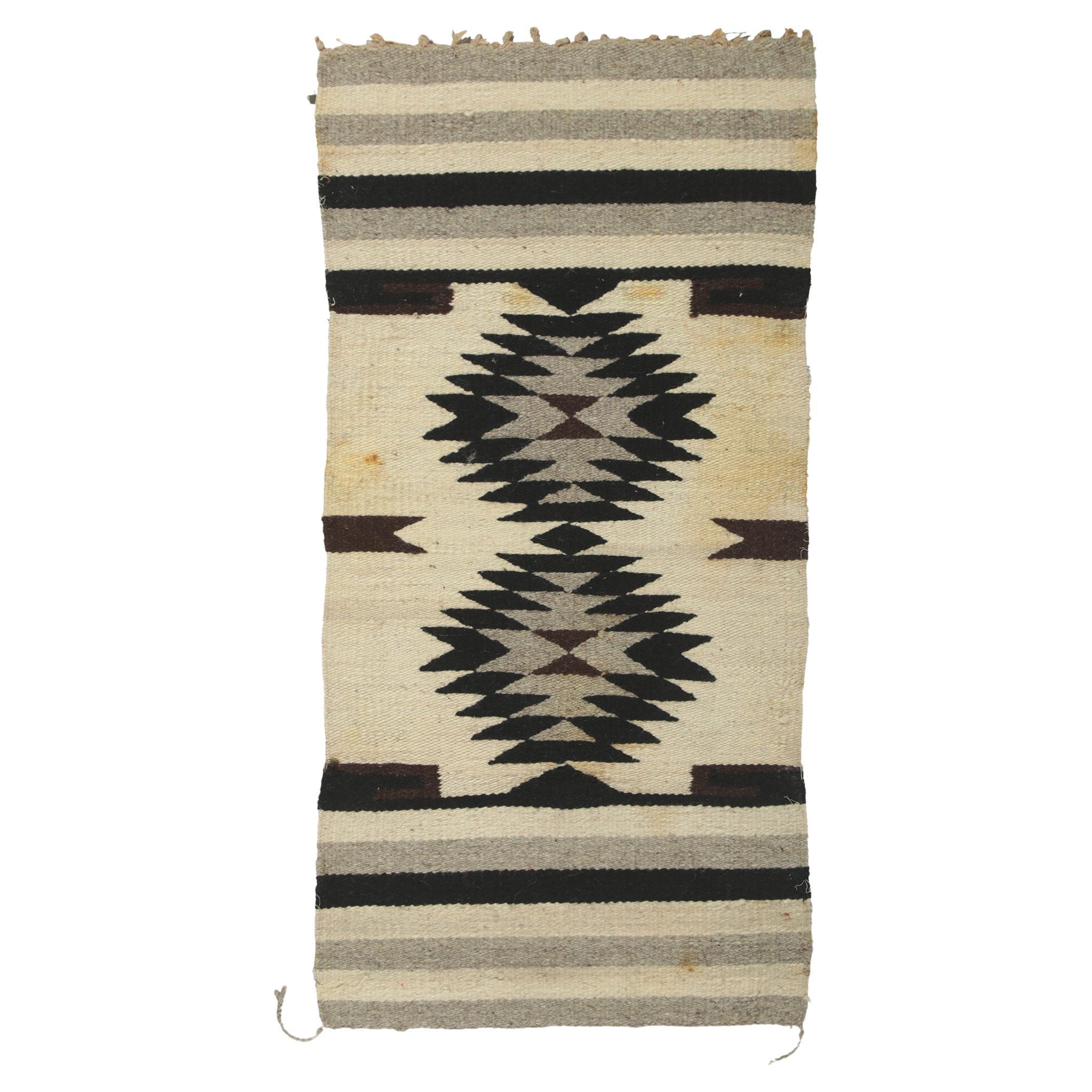 Alfombra Antigua Estilo Navajo, Suroeste Moderno Desierto y Contemporáneo Santa Fe