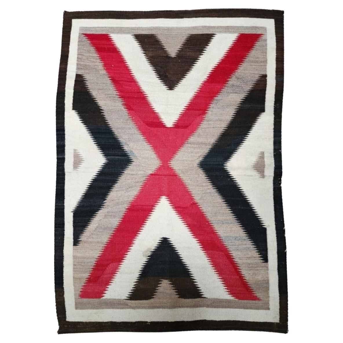 Antique Navajo Weaving 1890 For Sale