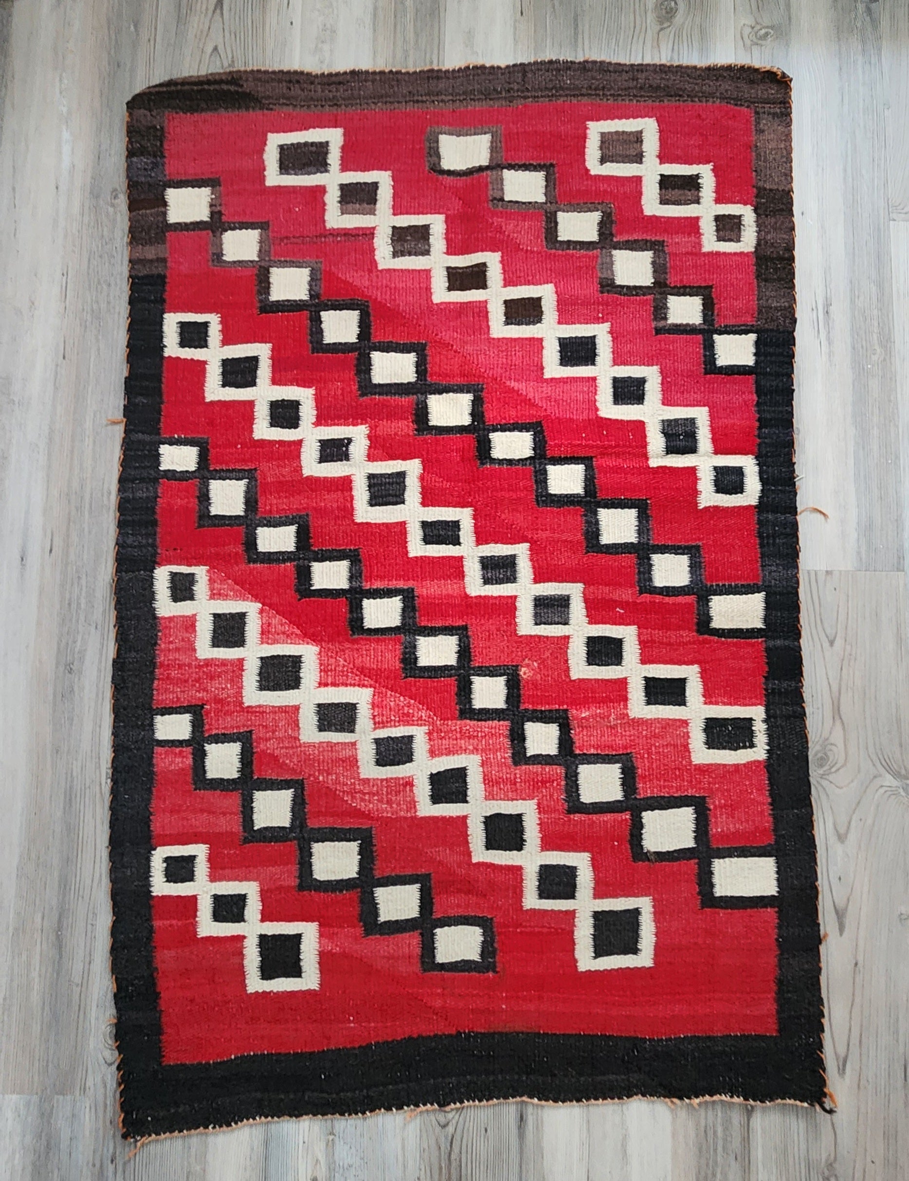 Native American Antique Navajo Weaving Circa 1890 For Sale