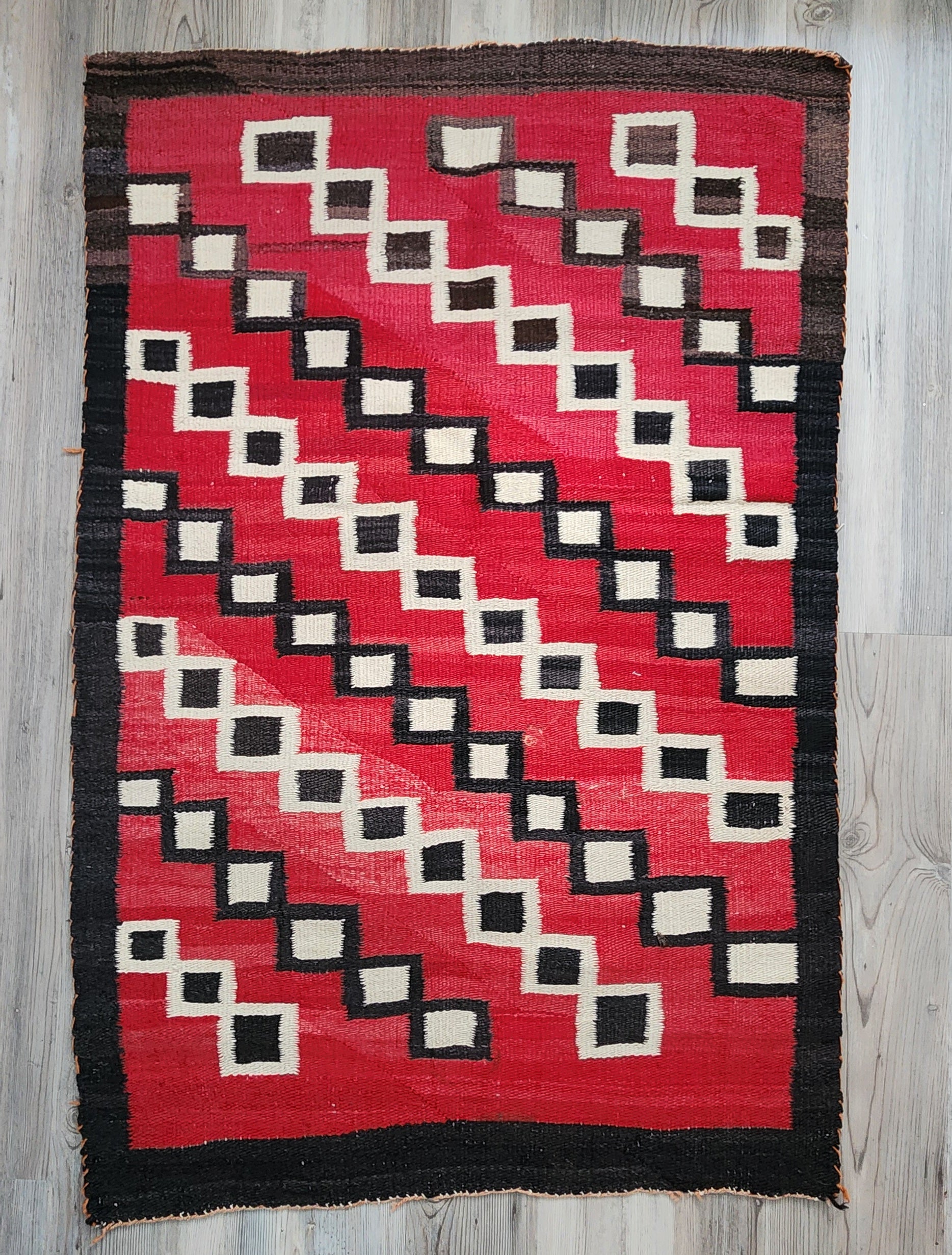 American Antique Navajo Weaving Circa 1890 For Sale