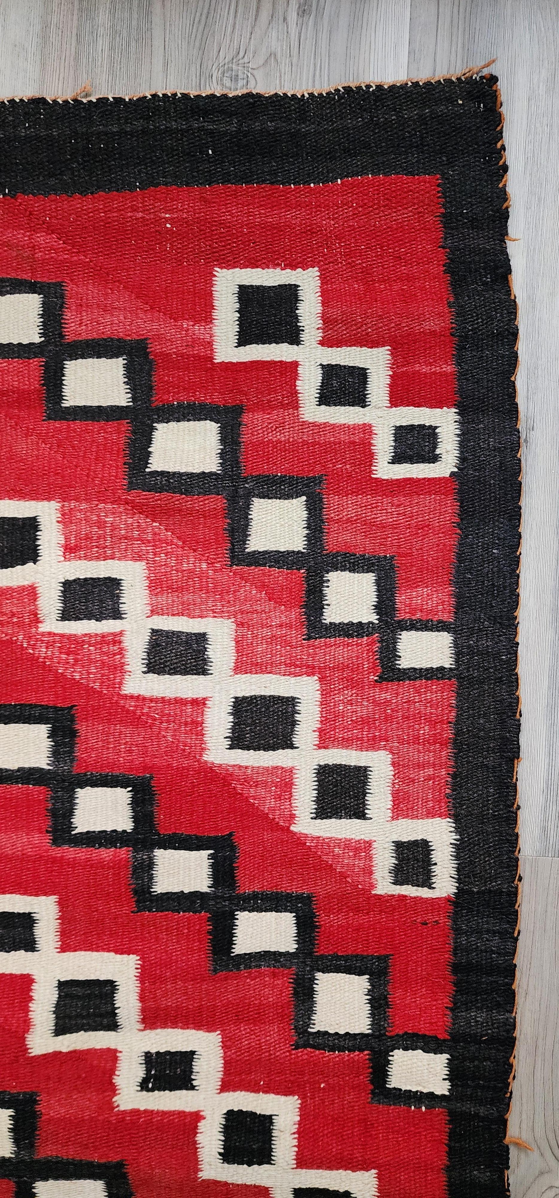 Late 19th Century Antique Navajo Weaving Circa 1890 For Sale