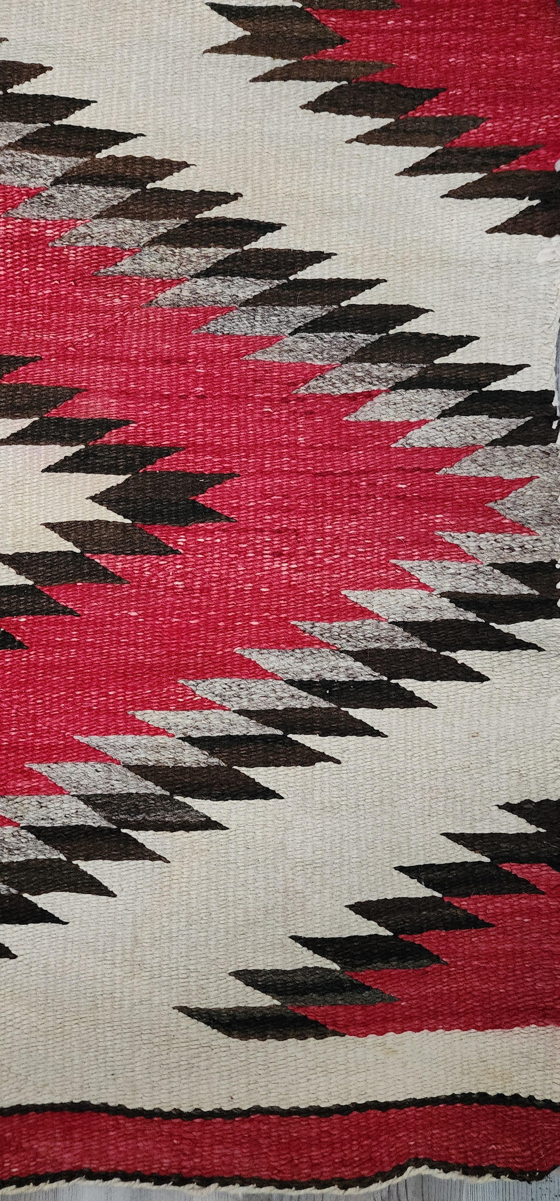 Hand-Crafted Antique Navajo Weaving Circa 1910 For Sale