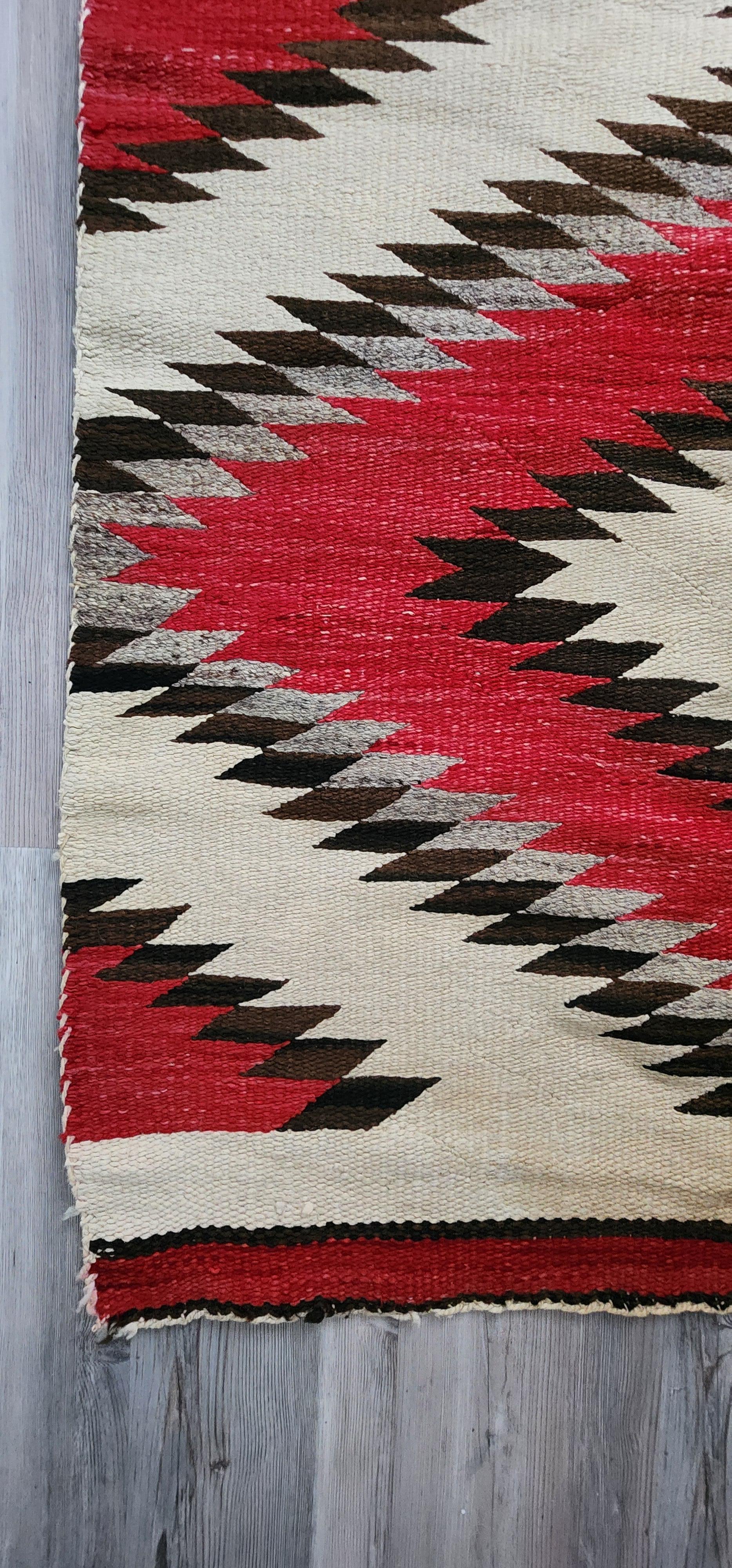 Early 20th Century Antique Navajo Weaving Circa 1910 For Sale