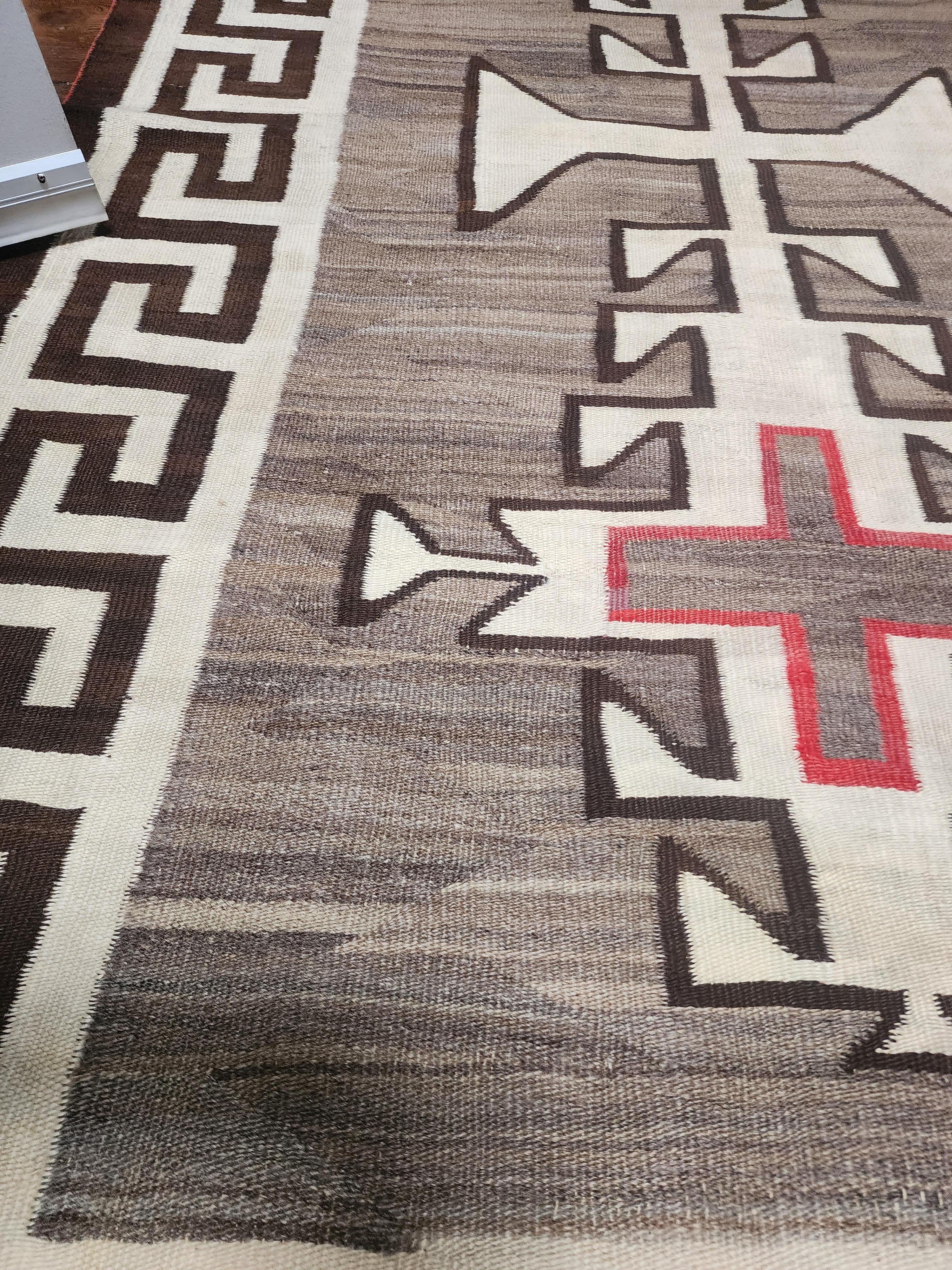 19th Century Antique Navajo Weaving Large circa 1890 to 1900 For Sale