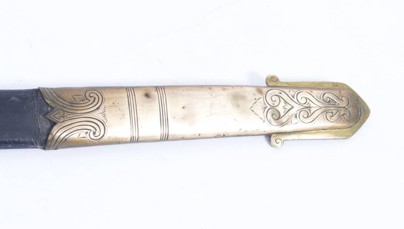 English Antique Naval Officers Sword by Henry Wilkinson , 19th Century