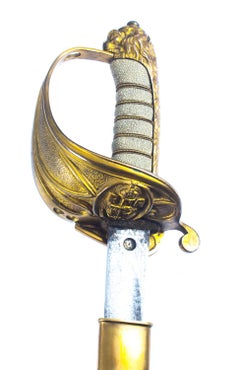 Antique Naval Officers Sword by Landon & Sons Shagreen, 19th Century