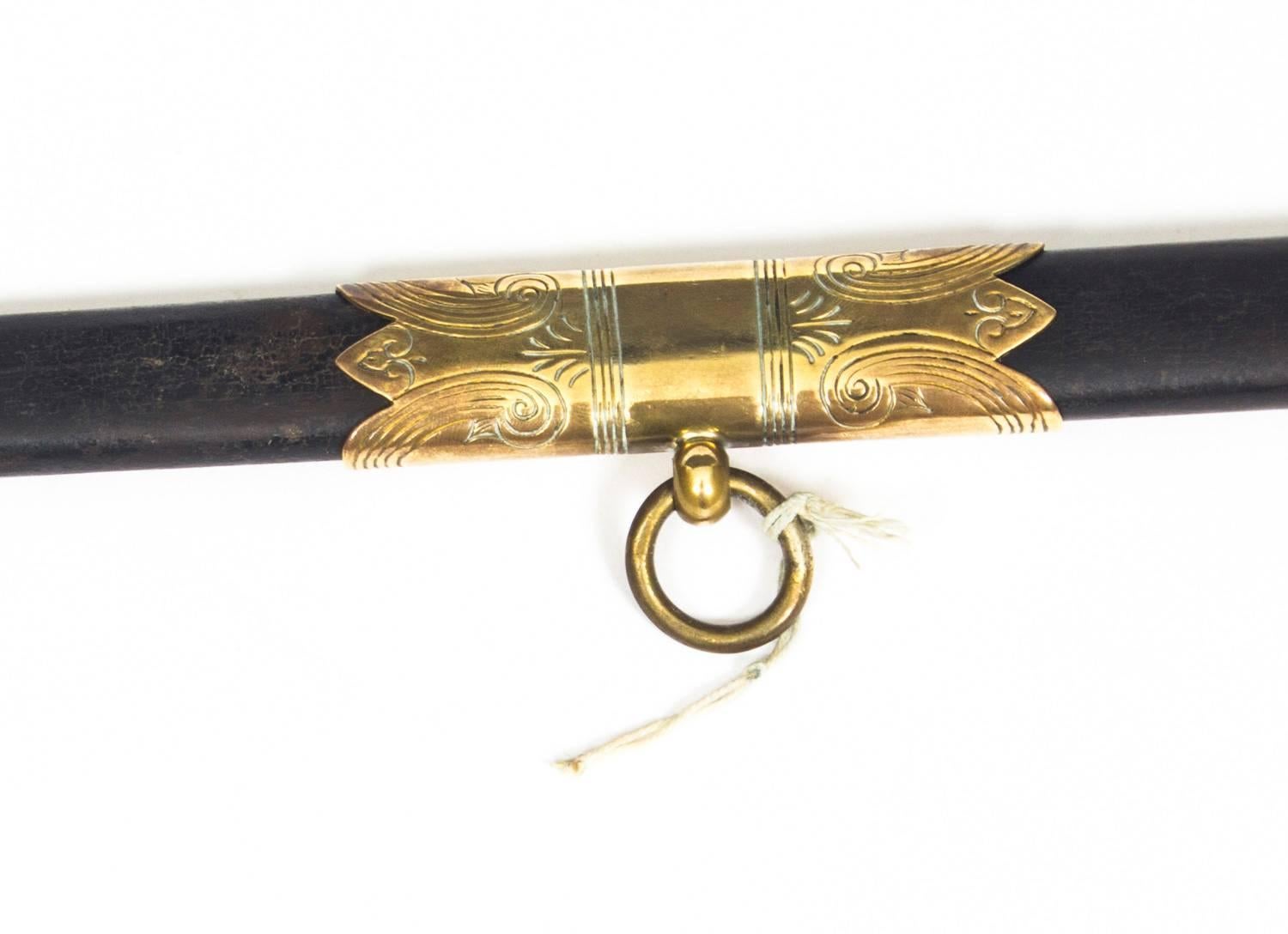 Antique Naval Officers Sword by Wilkinson, Shagreen, circa 1897 1