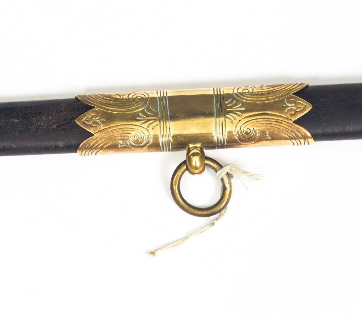 Antique Naval Officers Sword by Wilkinson, Shagreen, circa 1897 3