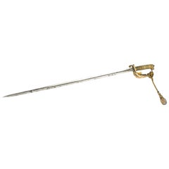 Antique épée Wilkinson pour officiers de la marine, 19e siècle