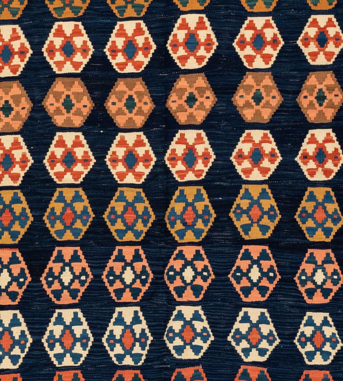 Kilim, a word of Turkish origin, denotes a pile less textile of many uses produced by one of several flat-weaving techniques that have a common or closely related heritage and are practiced in the geographical area that includes parts of Turkey