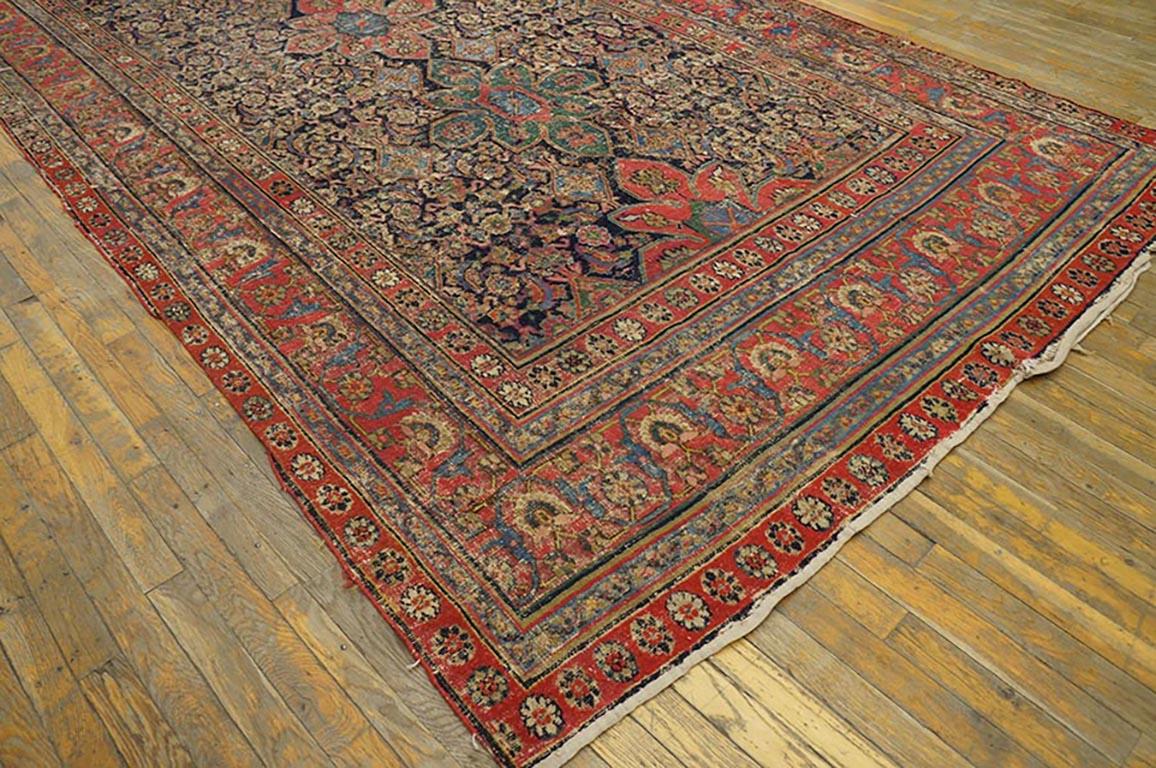 Hand-Knotted Antique N.E Persian Rug For Sale