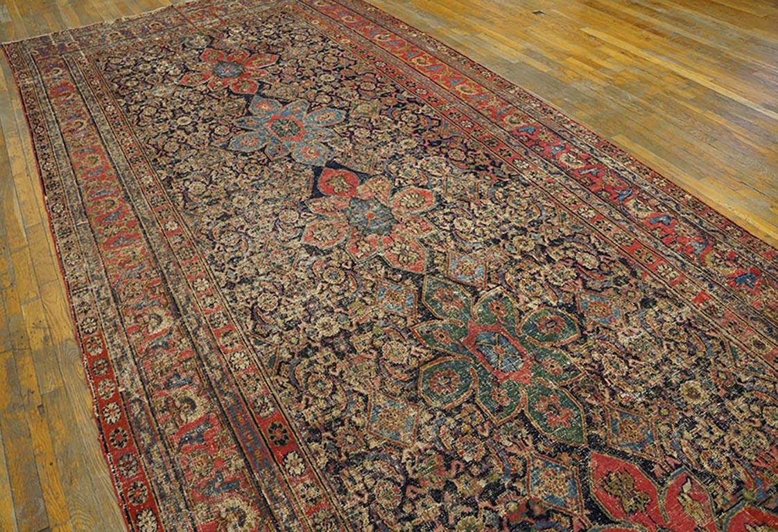 Antique N.E Persian Rug In Fair Condition For Sale In New York, NY