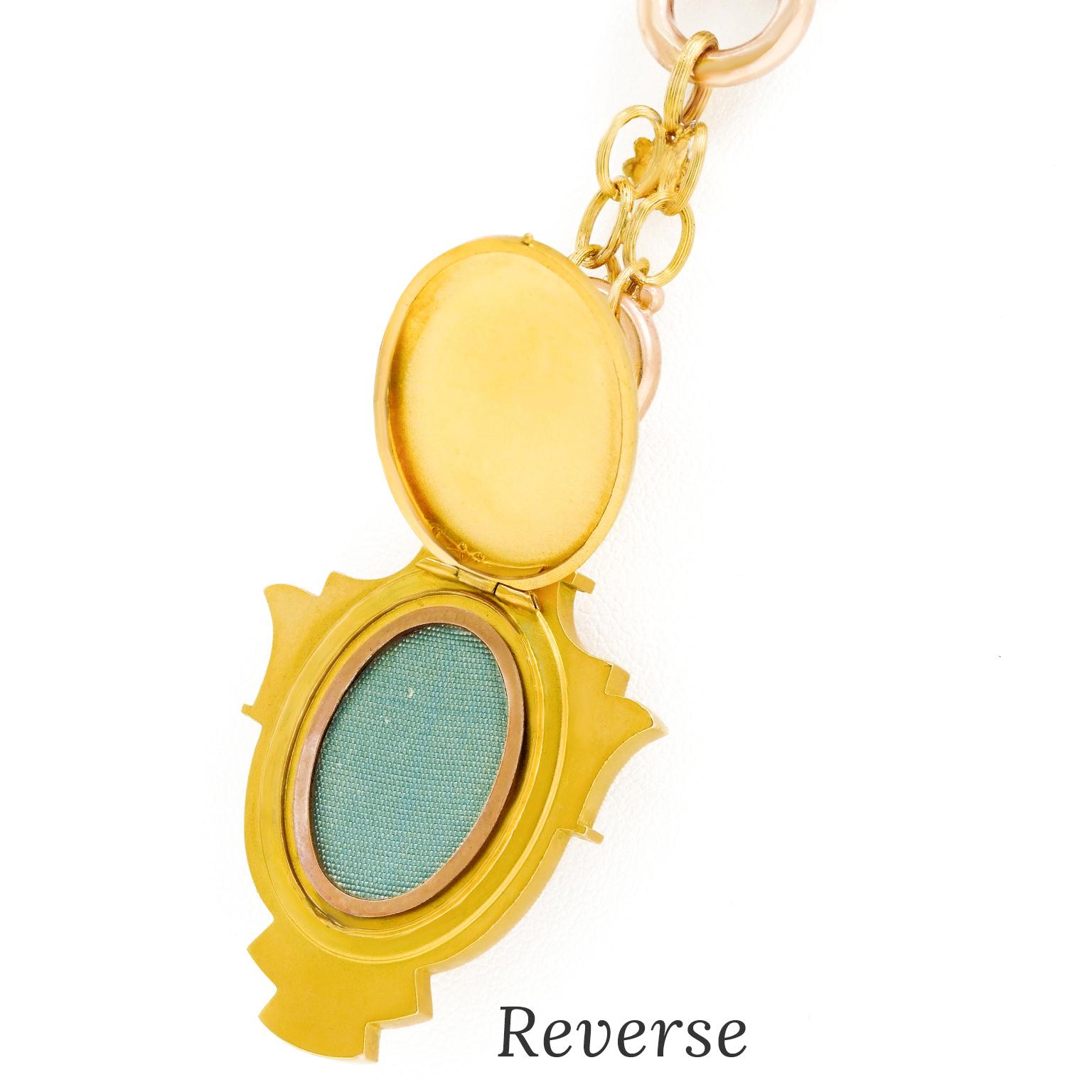 Collana antica, scatola originale del 1880 ca. in vendita 5