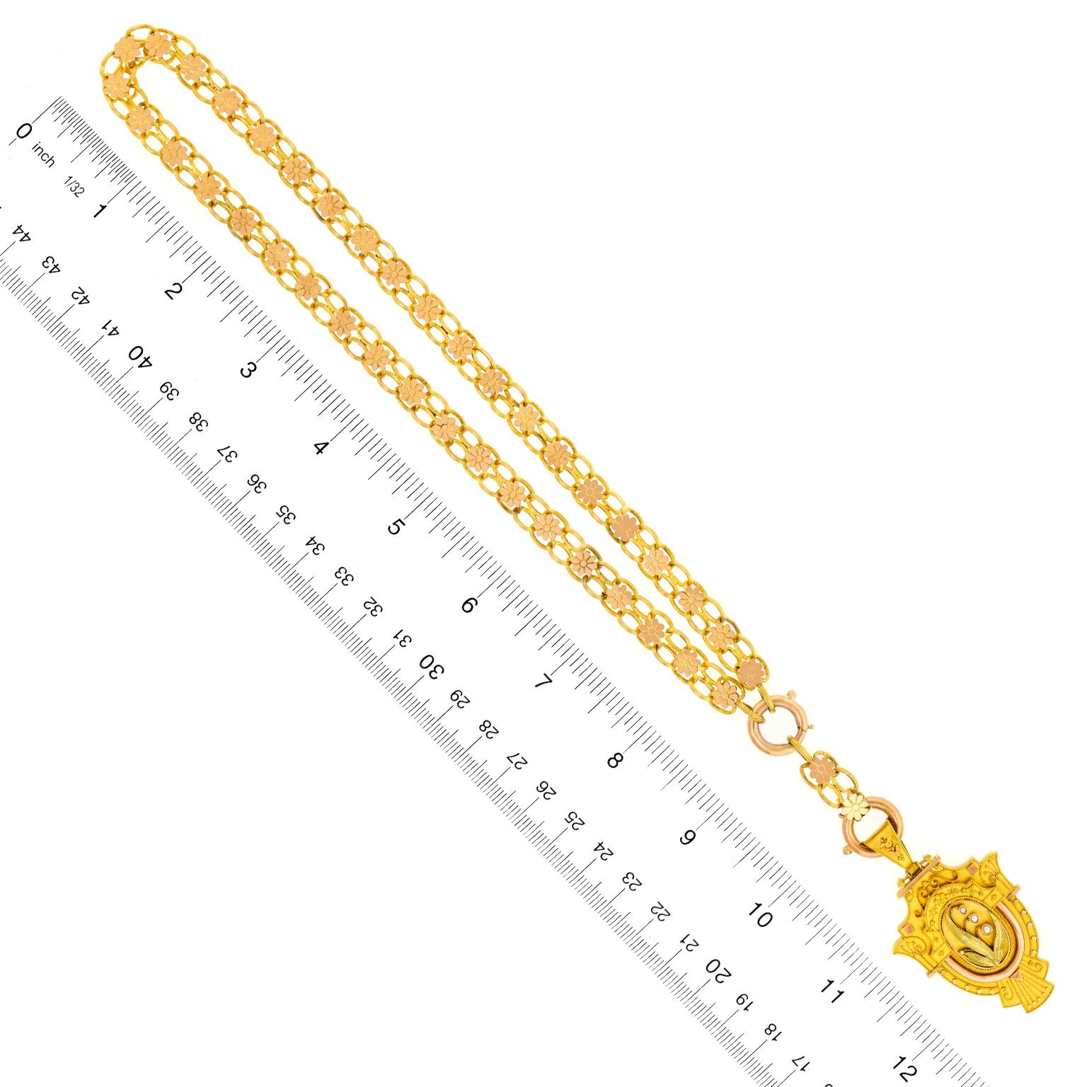 Collana antica, scatola originale del 1880 ca. in vendita 1