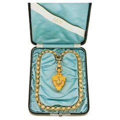 Collana antica, scatola originale del 1880 ca.
