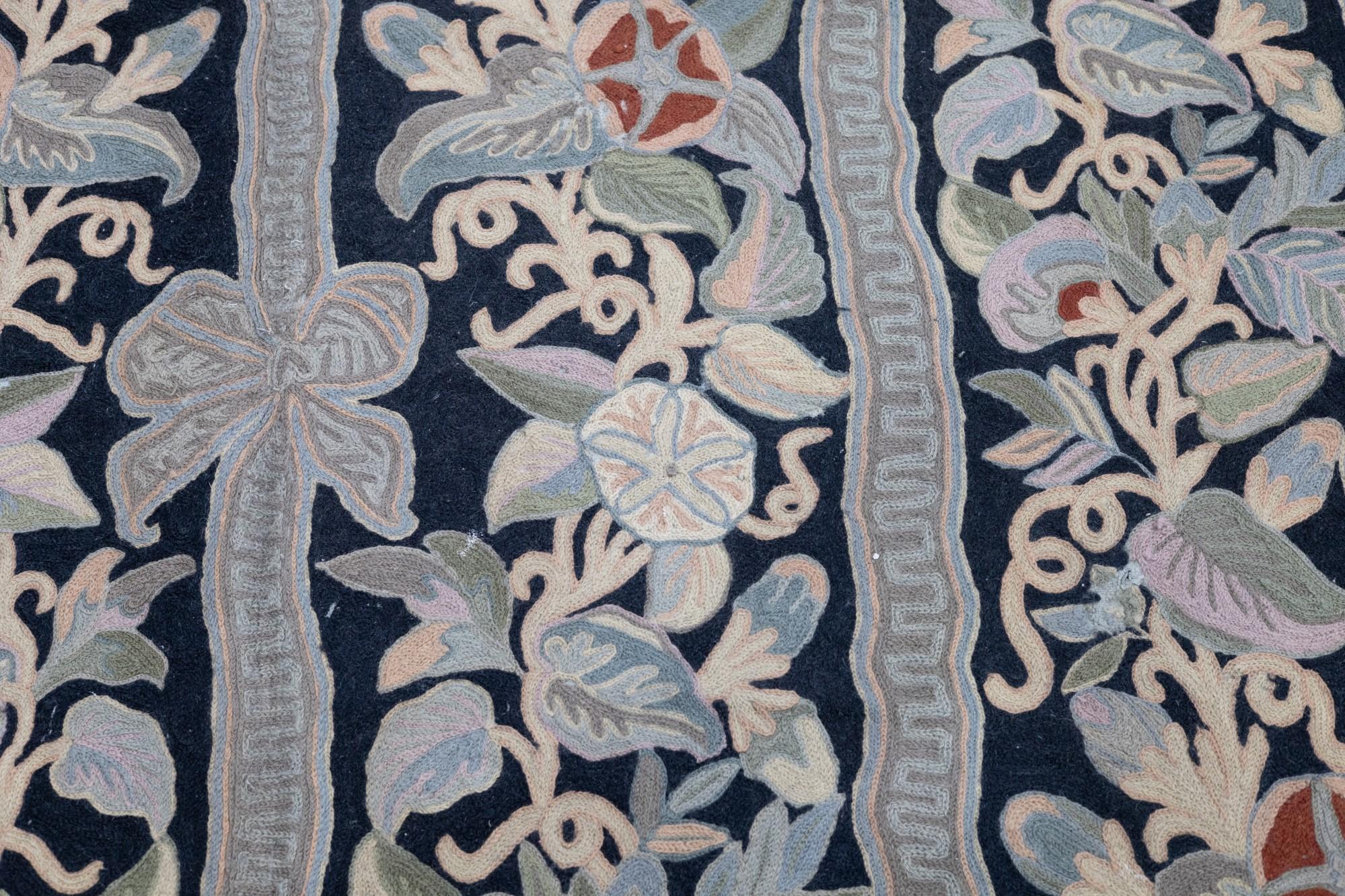 Antique Needle Point Rug 6’0